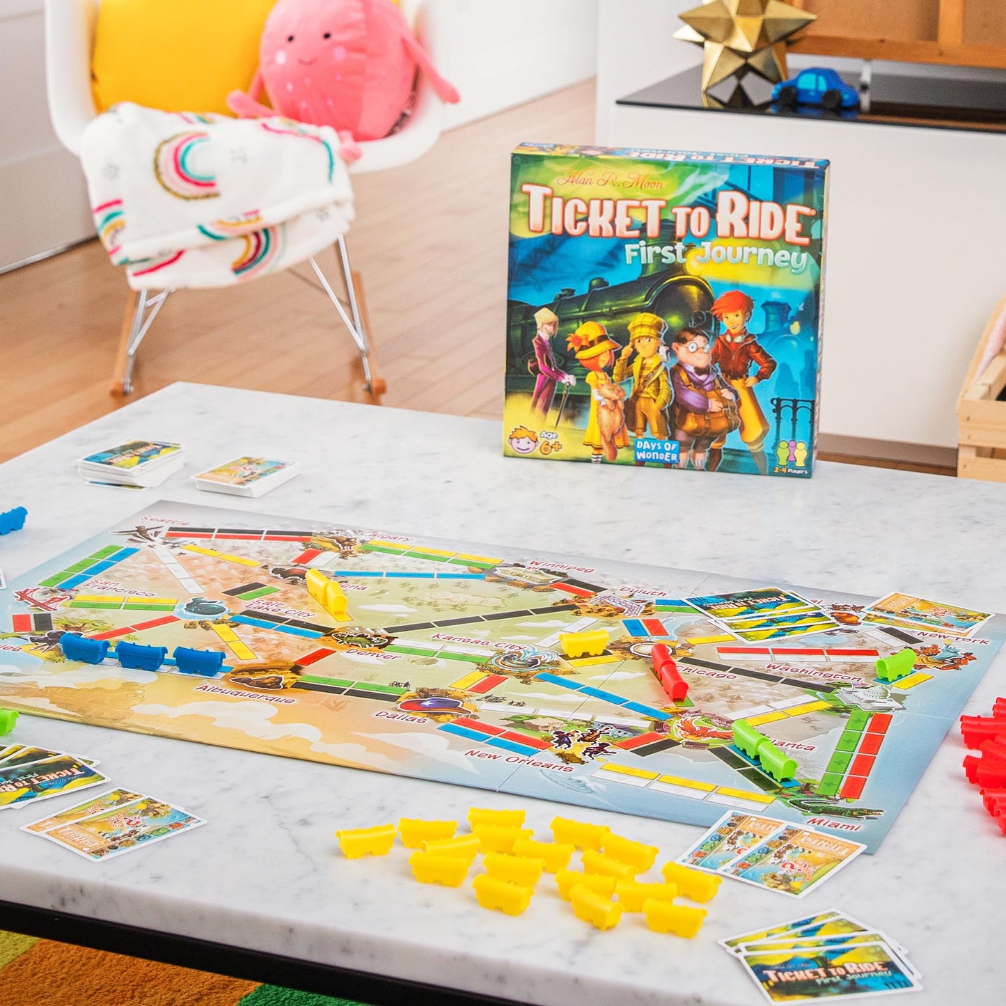 Ticket to Ride First Journey Board Game