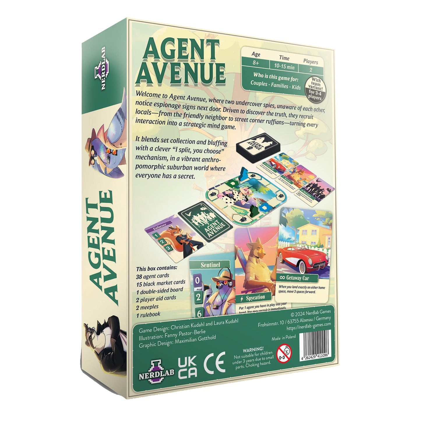 Agent Avenue Board Game