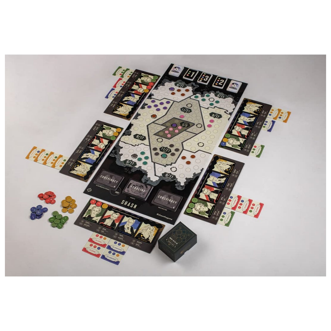 Shasn The Political Strategy Board Game