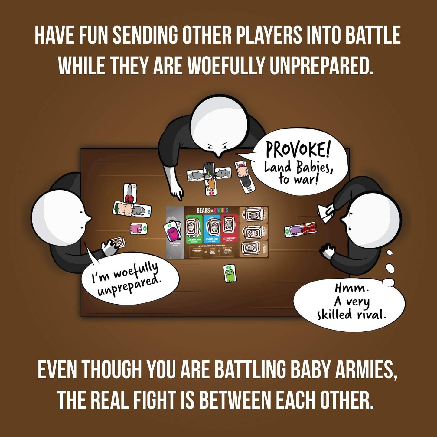 Bears vs Babies by Exploding Kittens Monster Building Card Game