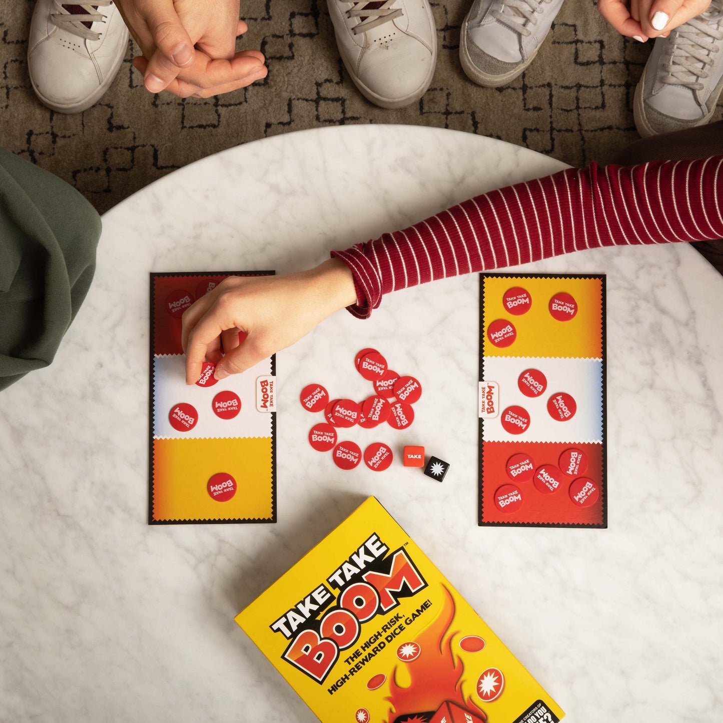 Take Take Boom The High Risk High Reward Family Dice Game by What Do You Meme?