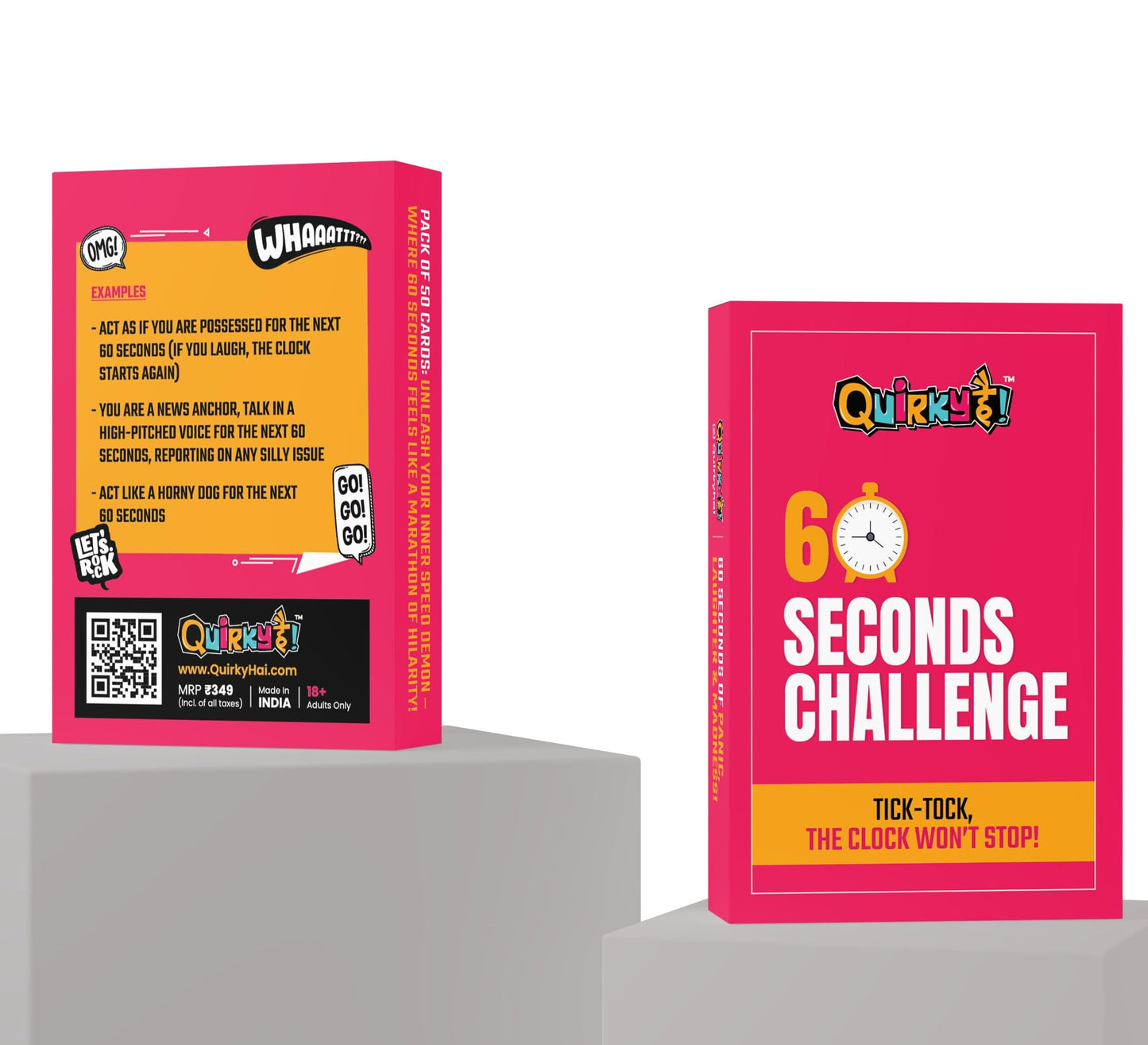 Quirky Hai 60 Seconds Challenge Card Game