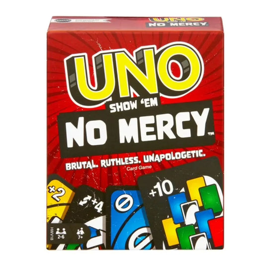 UNO Show ‘em No Mercy Card Game Tough New Rules, Endless Fun for Game Nights 168 Cards