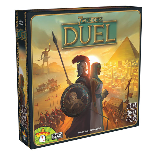 7 Wonders Duel Base Board Game - Intense 2 Player Battles in the Ancient World!