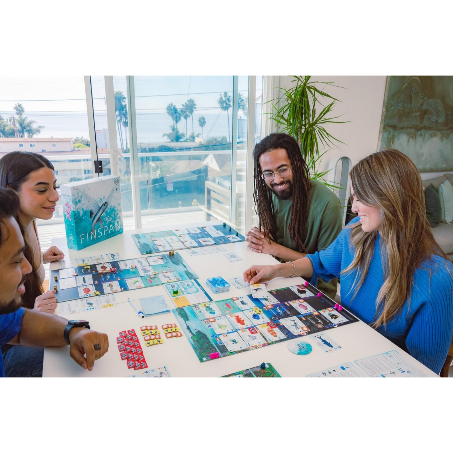 Stonemaier Games Finspan Strategy Board Game About Collecting Fish