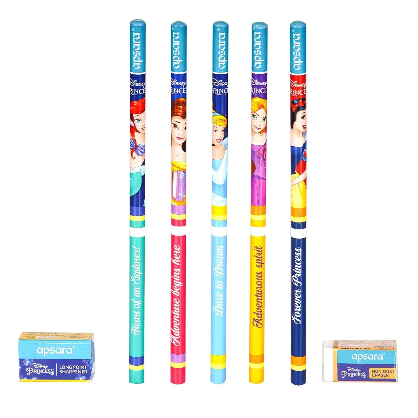 Apsara Disney Princess Extra Dark Pencils Pack of 10