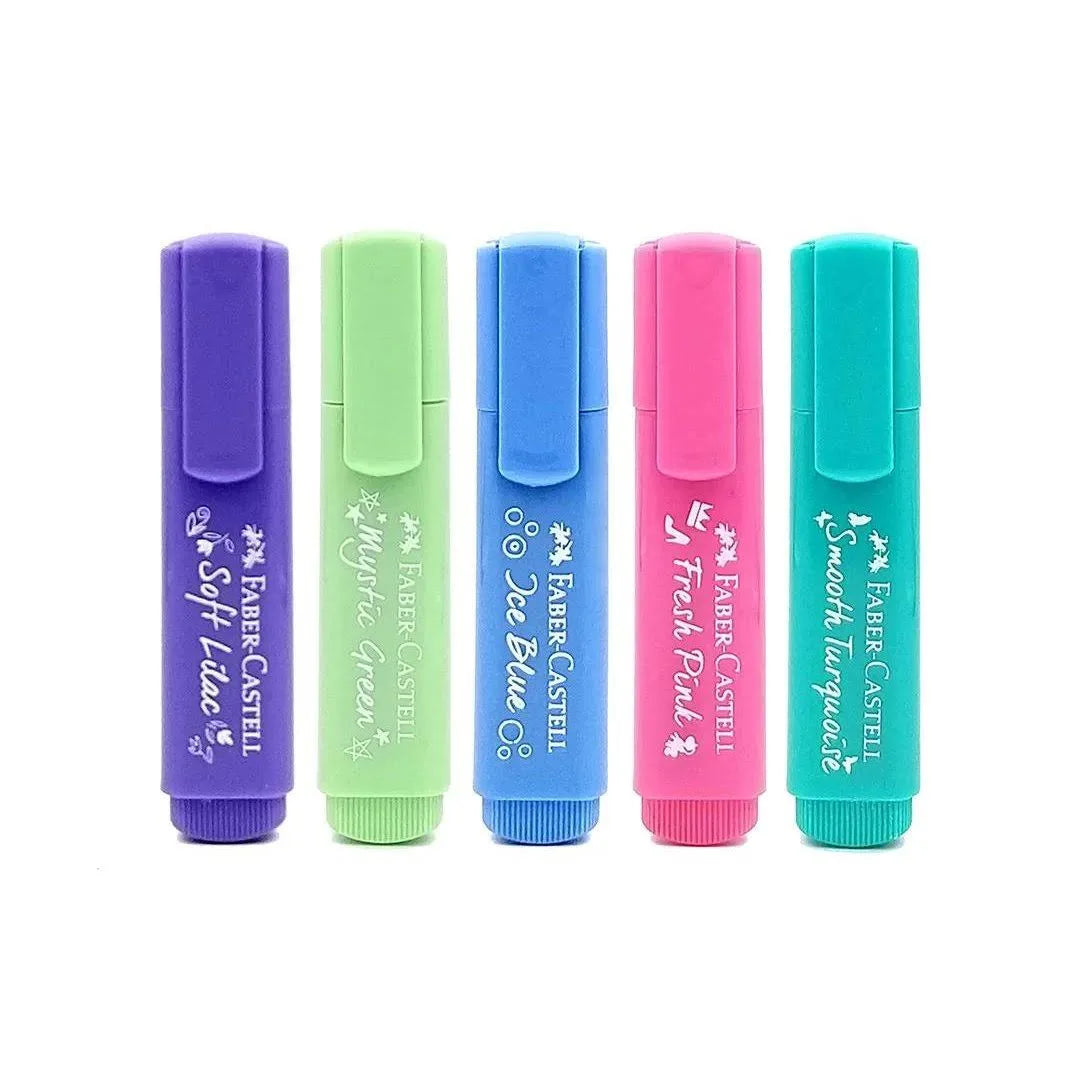 Faber Castell Pastel Textliners Set of 5
