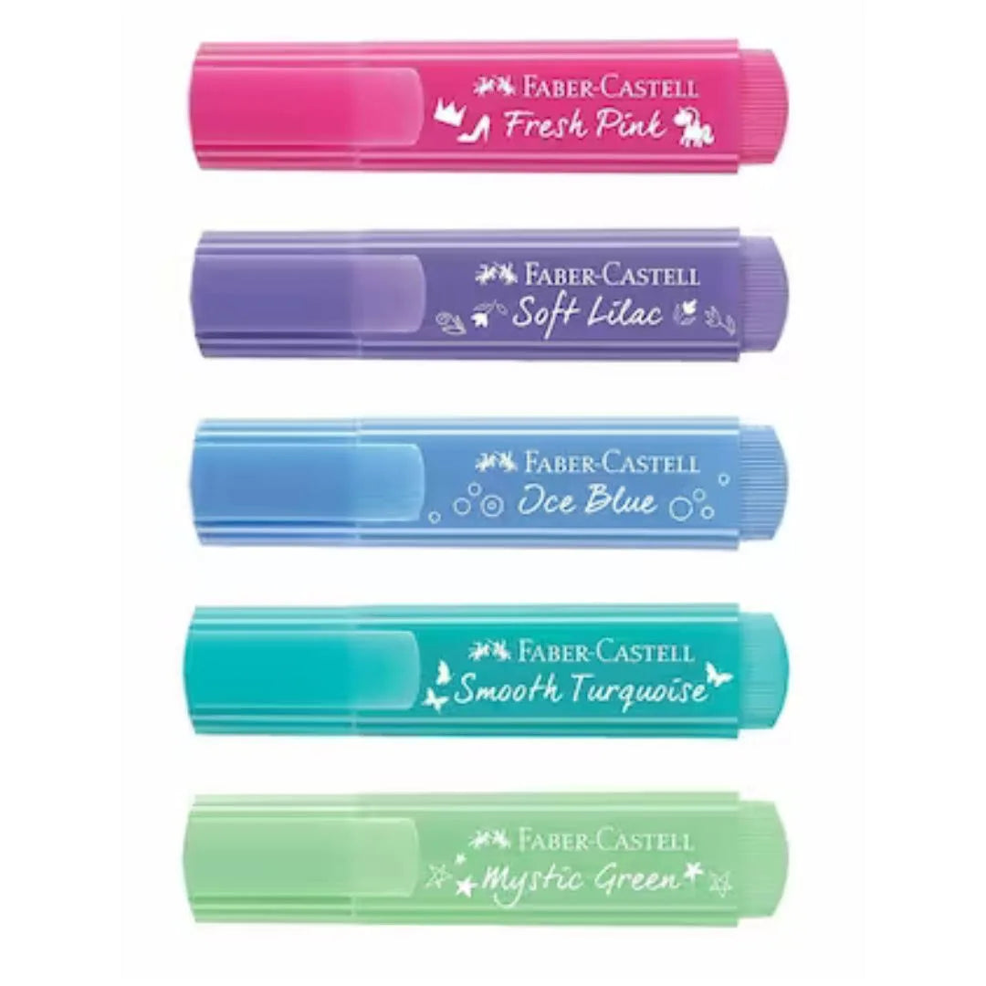 Faber Castell Pastel Textliners Set of 5