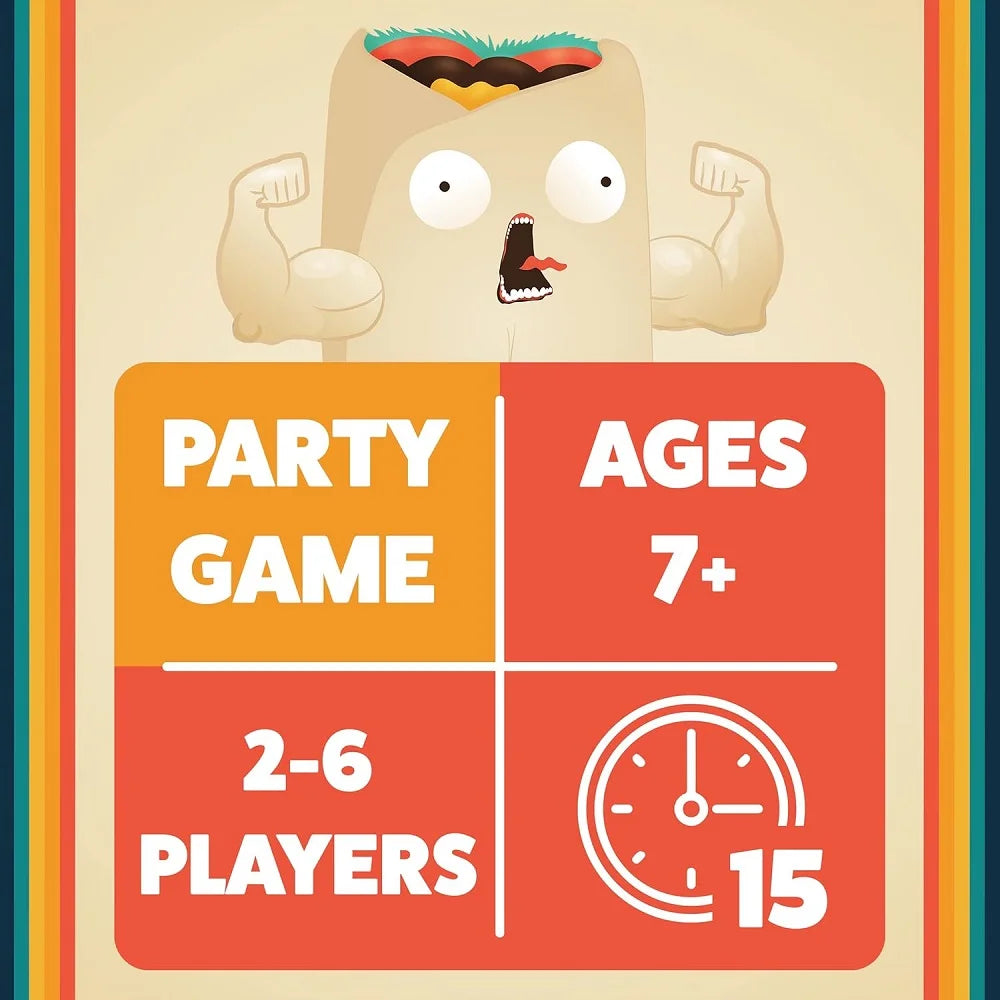 Throw Throw Burrito: The Ultimate Dodgeball Card Party Night Game
