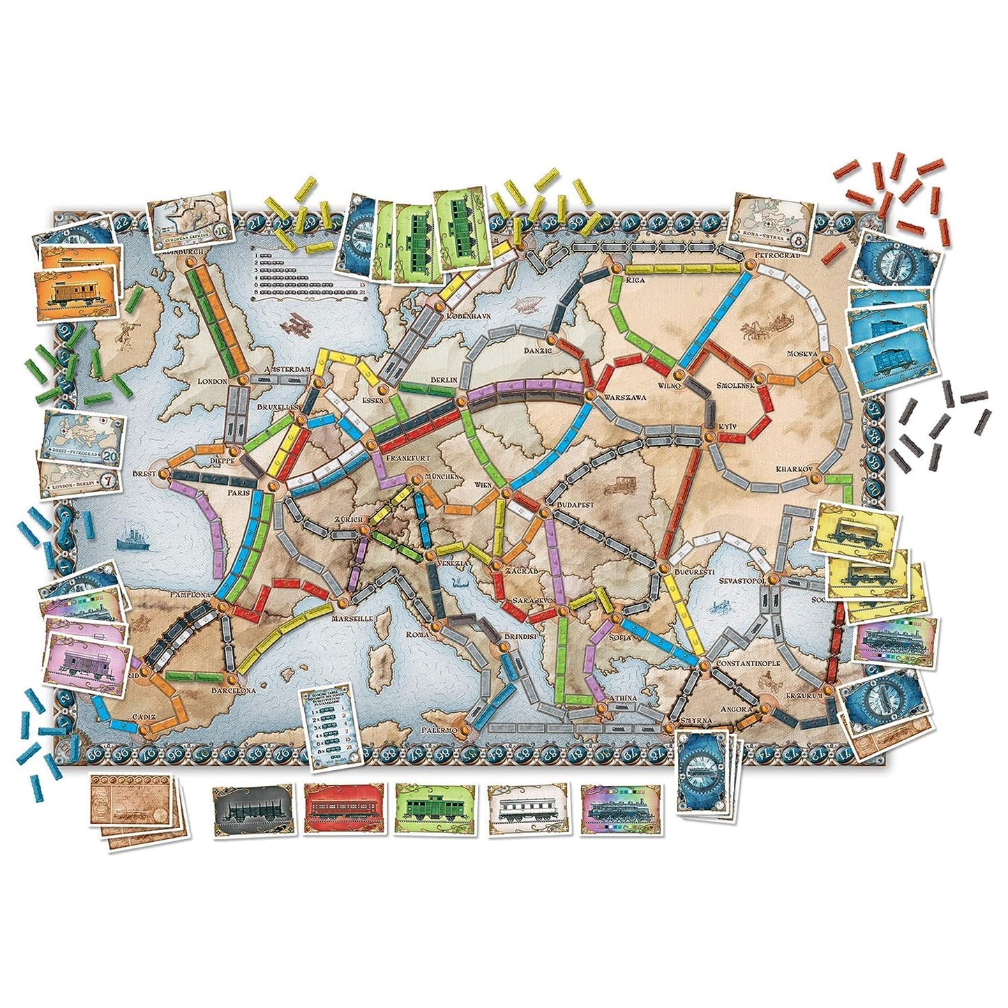 Ticket to Ride: Europe – The Classic Train Board Game