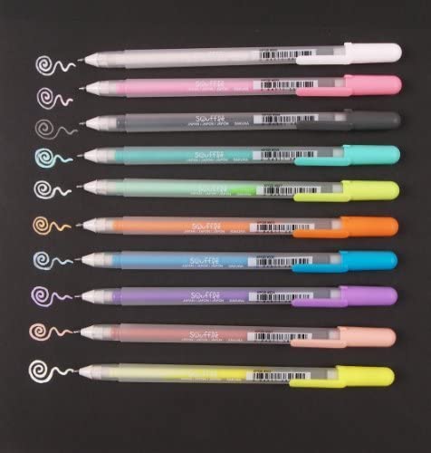 Sakura GellyRoll Souffle Color Pens Set of 10 Pcs