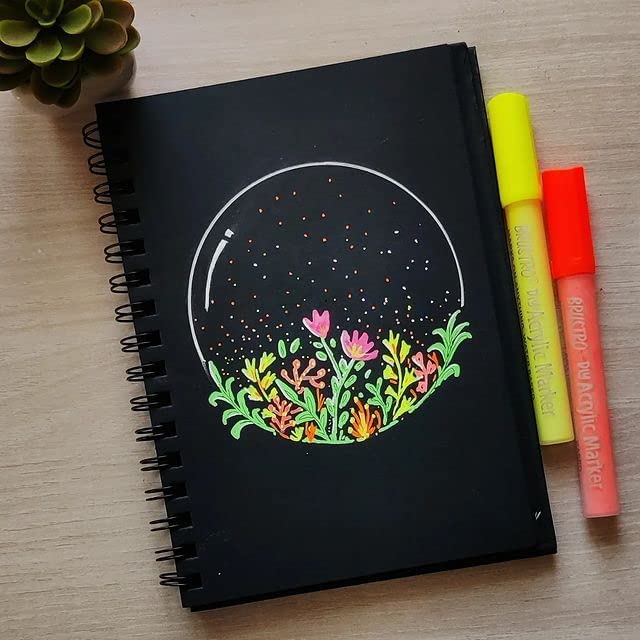 Brustro Black Sketchbook 200gsm