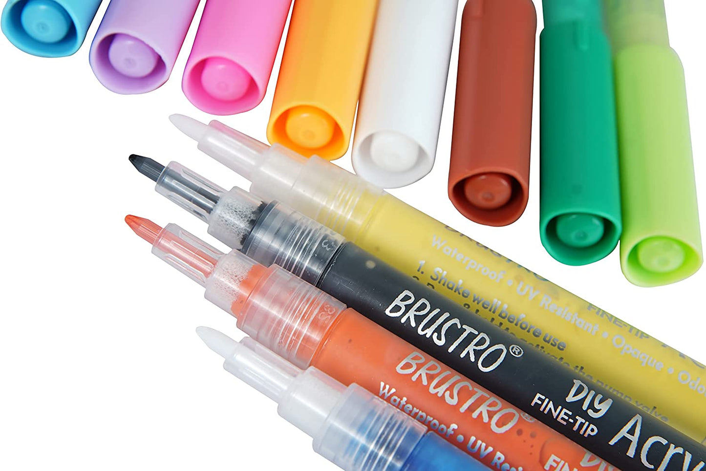 Brustro Acrylic (DIY) Fine Tip Marker Set of 12