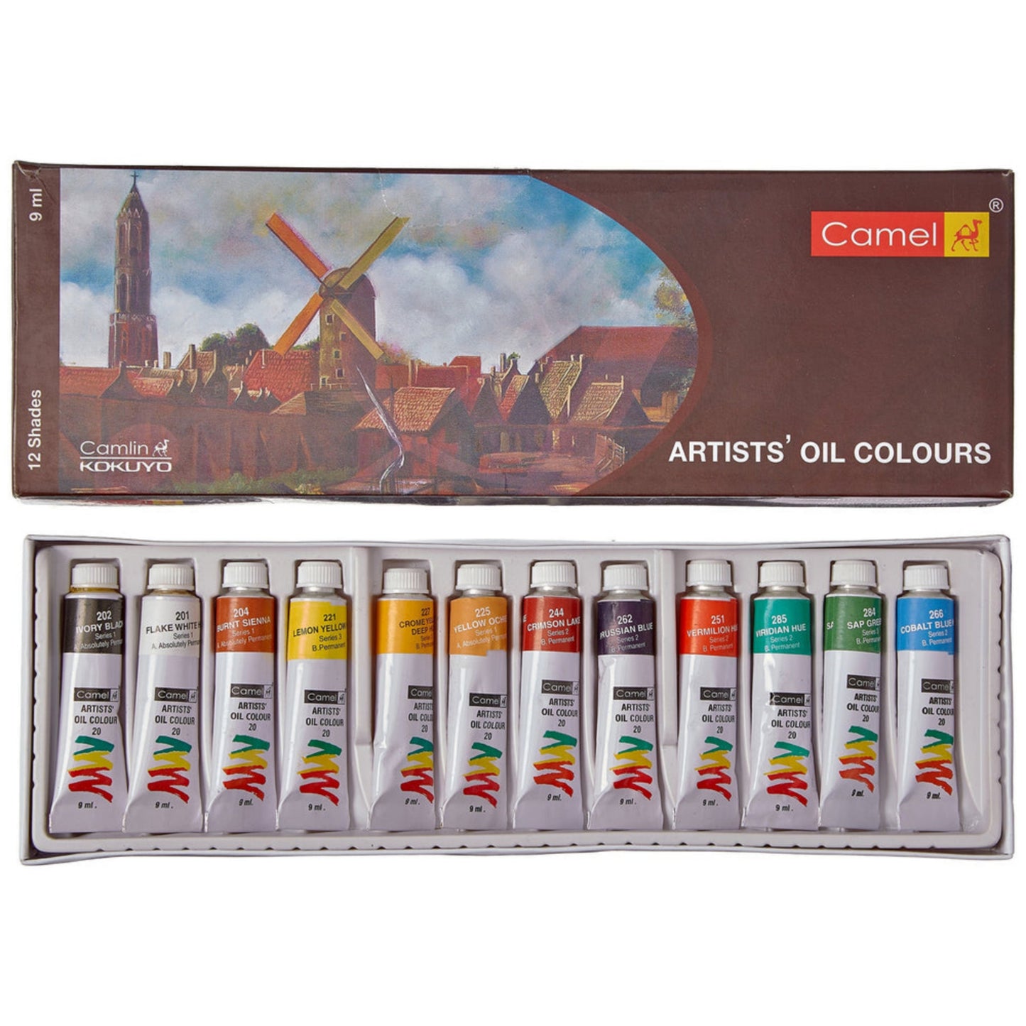 Camel Artist Oil Colour 9 ml
12 Shades