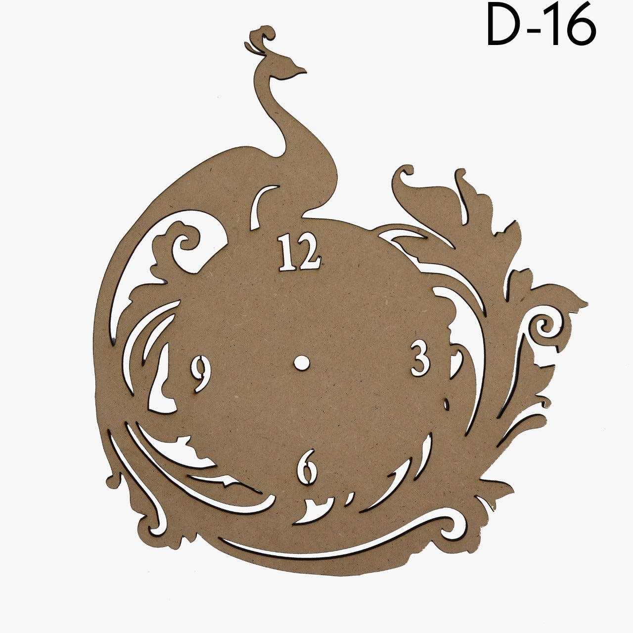 Mdf Wall Clock 12 Inch 4mm