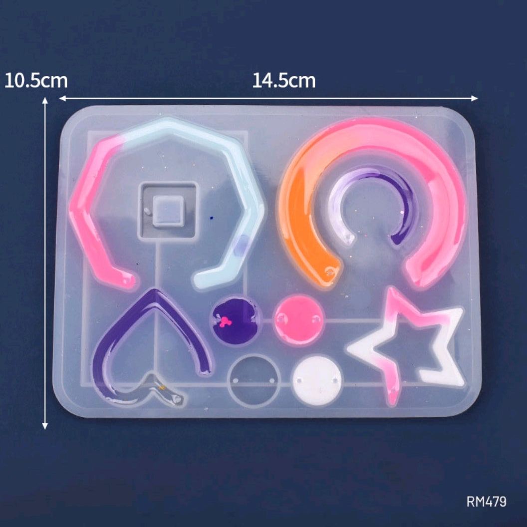 Silicone Mould Silicone Mould Earrings / Pendants