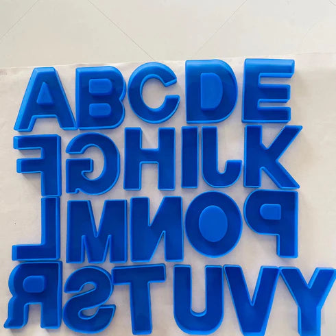 Silicone Mould 6inch Monogram Alphabet Set