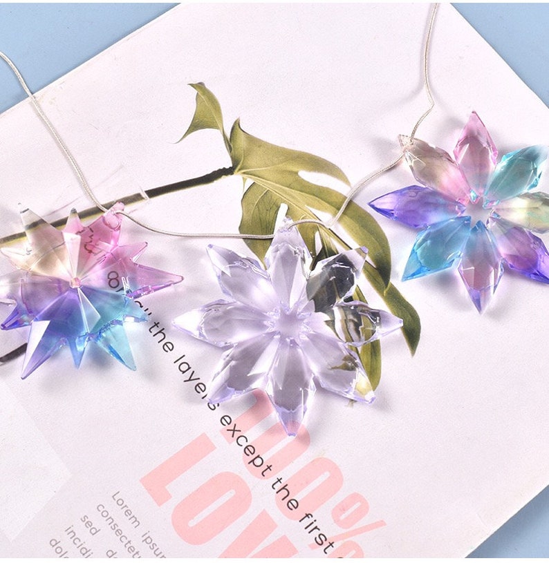 Silicone Mould Snowflake Set of 3