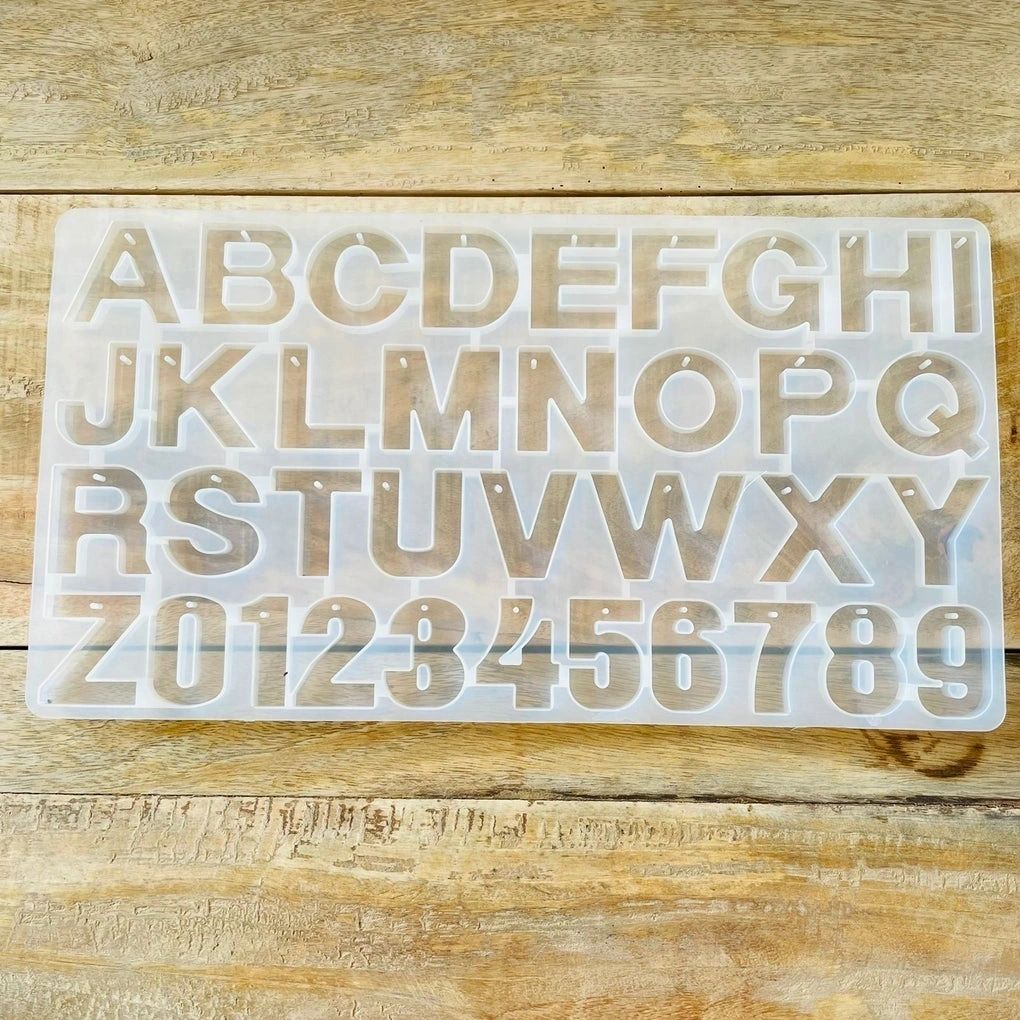 Silicone Mould Front Alphabet & Number