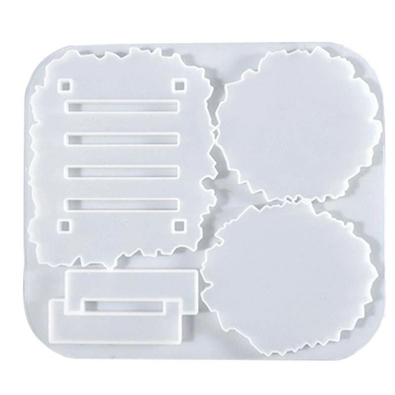 Silicone Mould Agate Coaster With Stand