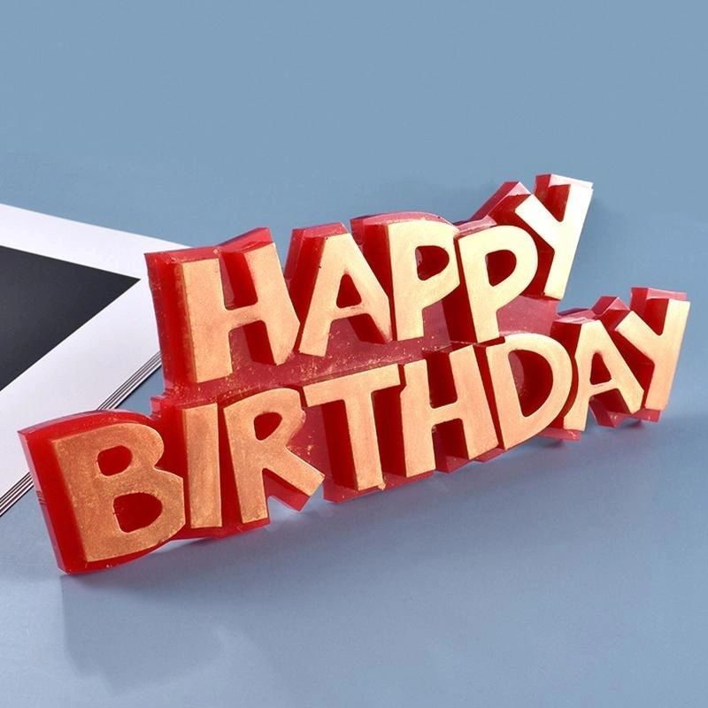 Silicone Mould Happy Birthday