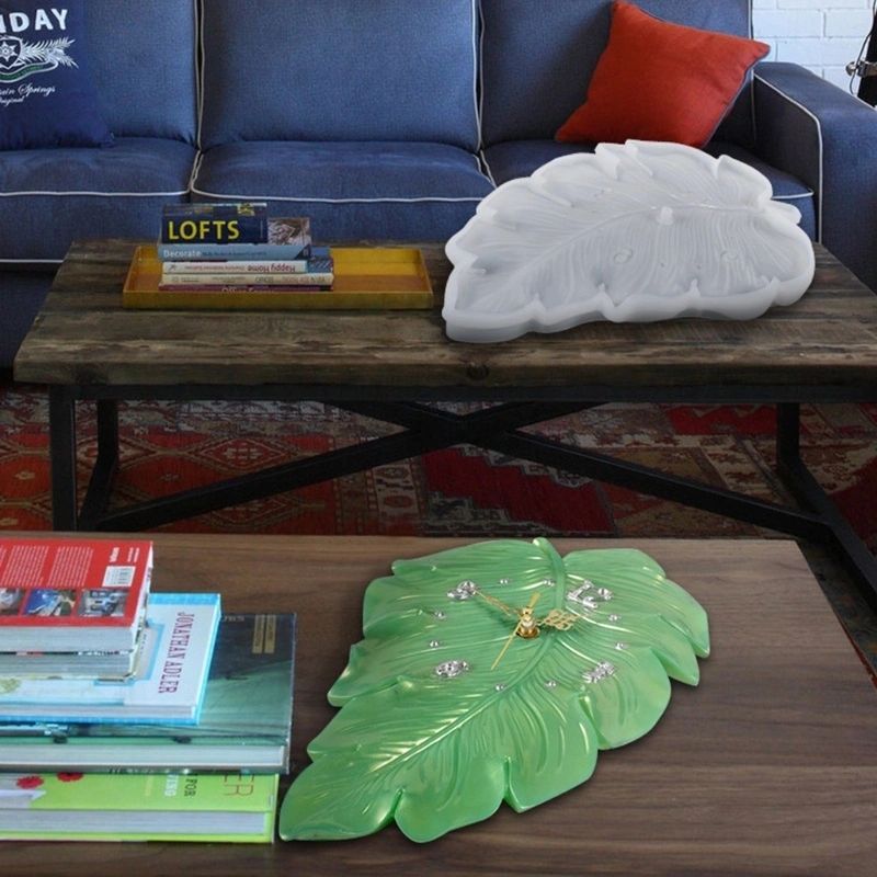 Silicone Mould Leaf Clock