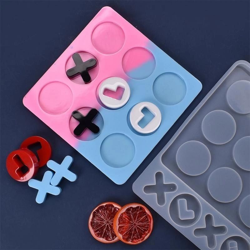 Silicone Mould Tic Tac Toe Game Big