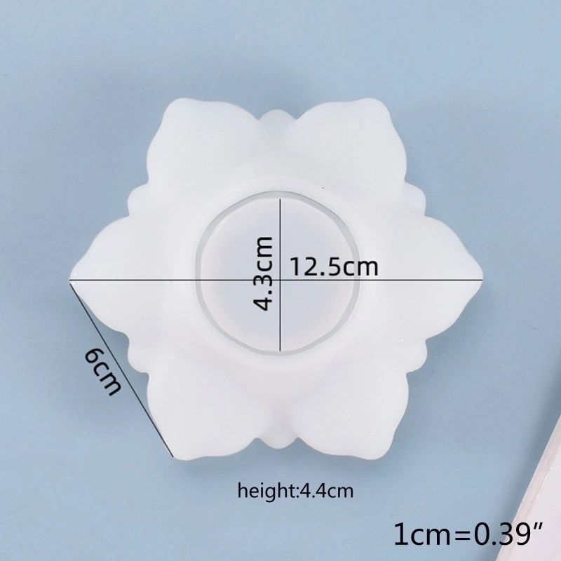 Silicone Mould Lotus Candle Holder