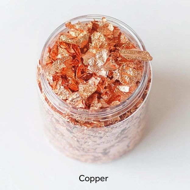 Gliding Flakes Copper