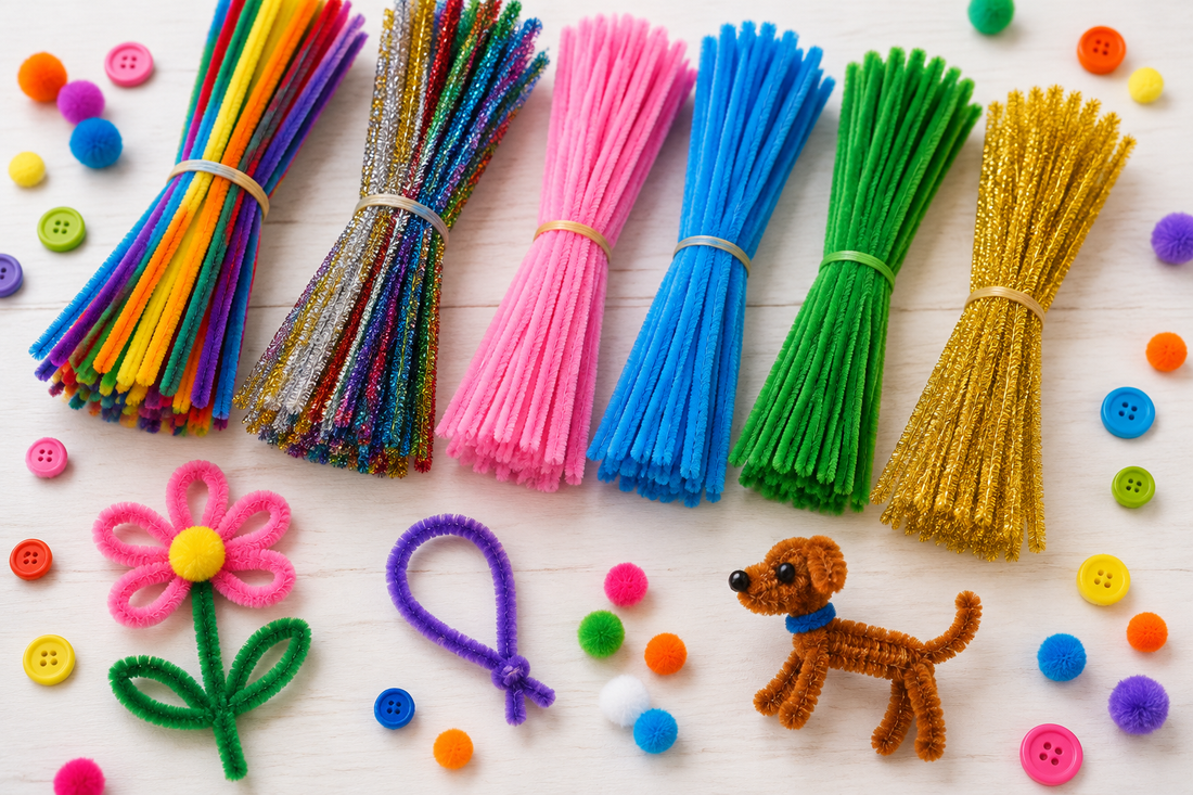 A Beginner's Guide to Pipe Cleaners: Craft Ideas by Type, Project & Skill Level
