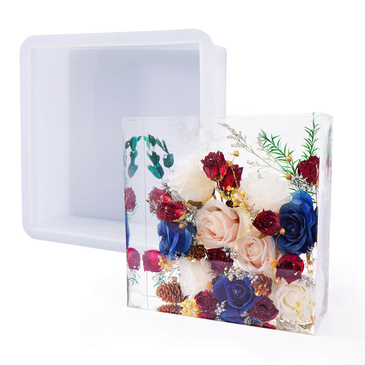 Silicone Mould 8 Inch Square Deep Cast