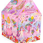 Ratna's Play Tent House Jumbo Size, Light Weight for Kids 3-10 Years Girls and Boys (Unicorn Kingdom)