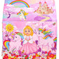 Ratna's Play Tent House Jumbo Size, Light Weight for Kids 3-10 Years Girls and Boys (Unicorn Kingdom)