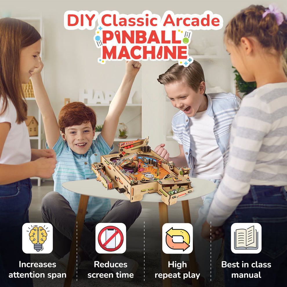 Smartivity Pinball Machine DIY STEAM Game DIY STEM Construction Toy
