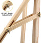 Premium Artist Wooden Easel Stand 5 FEET with Angle and Height Adjustment for Canvas Painting Display 5 ft