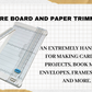 Score Board and Paper Trimmer (6" x 12") for Scrapbooking Art & Craft Card Box Making Scoring
