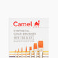 Camlin Camel Synthetic Gold Brushes Round - Series 66 & Flat - Series 67
