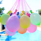 Colorful Kid'S Plastic No Need To Tie Knots Holi Magic Water Balloons ||Time Saving Very Quickly Fills ||Games Swimming Pool Outdoor Fun Magic Water Balloons (111 Balloons, Multicolored)