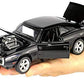 Alloy Metal Pull Back Die-cast Car 1:32 Dodge Charger Fast & Furious 7 Diecast Metal Pullback Toy car with Openable Doors & Light, Music