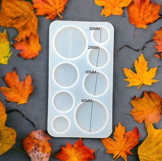 Silicone Mould 8 Cavity Round