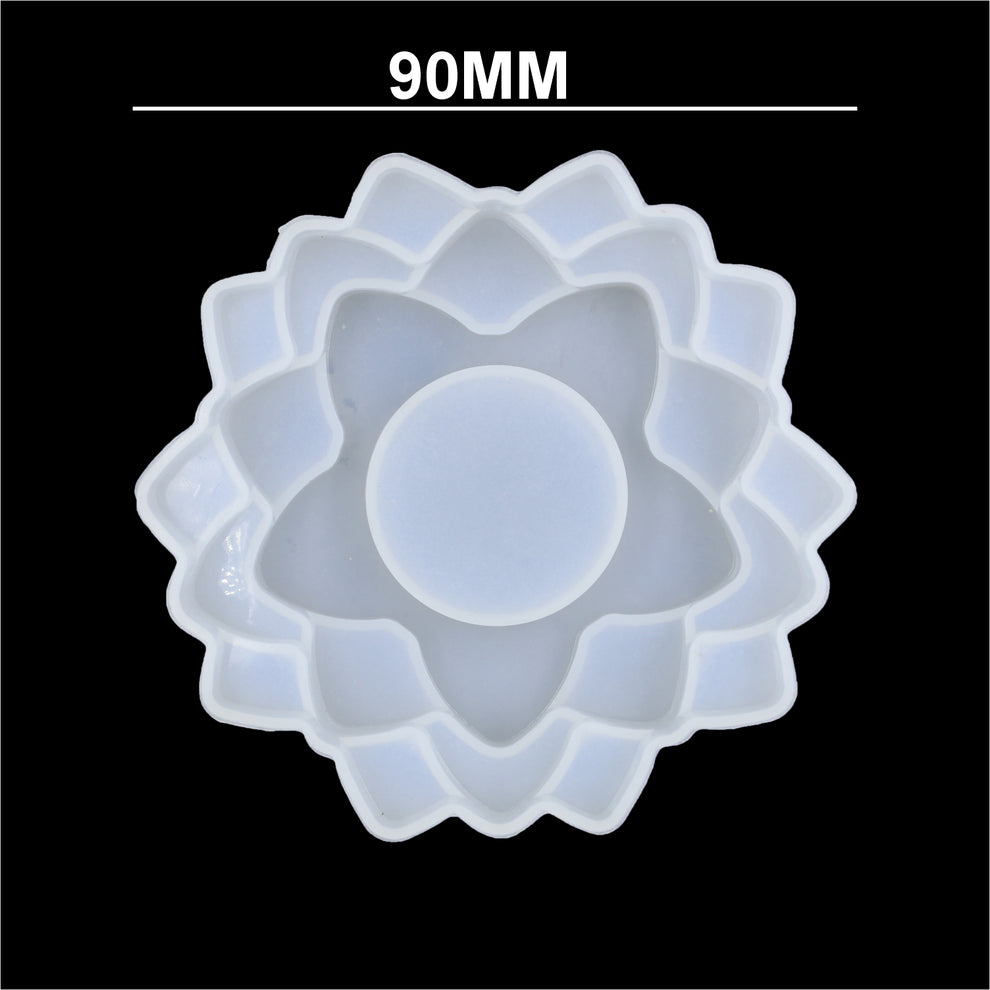 Silicone Mould 3 Step Flower Tea Light Candle