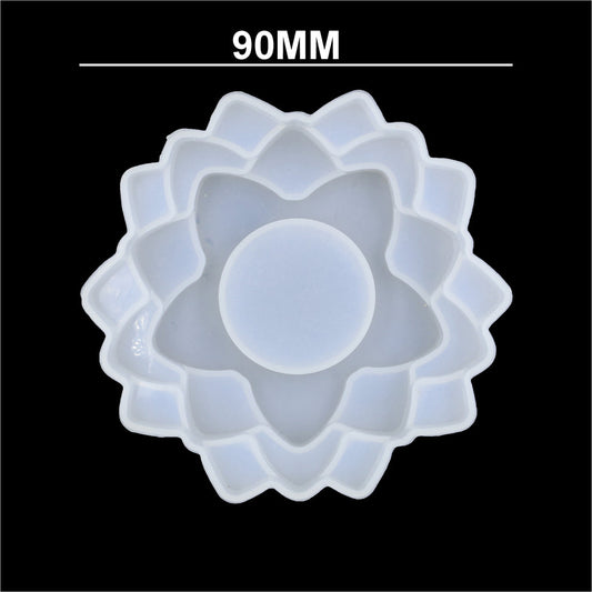 Silicone Mould 3 Step Flower Tea Light Candle