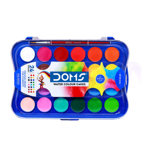 DOMS Water Colour Cake 24 Shades