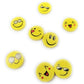 Yellow Color Cute Emoji Erasers for School Going Kids / Birthday Party Return Gift Set