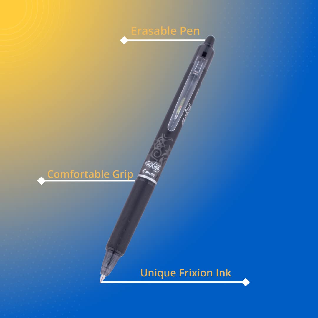 Pilot Frixion Clicker Fine Point Roller Ball Pen with