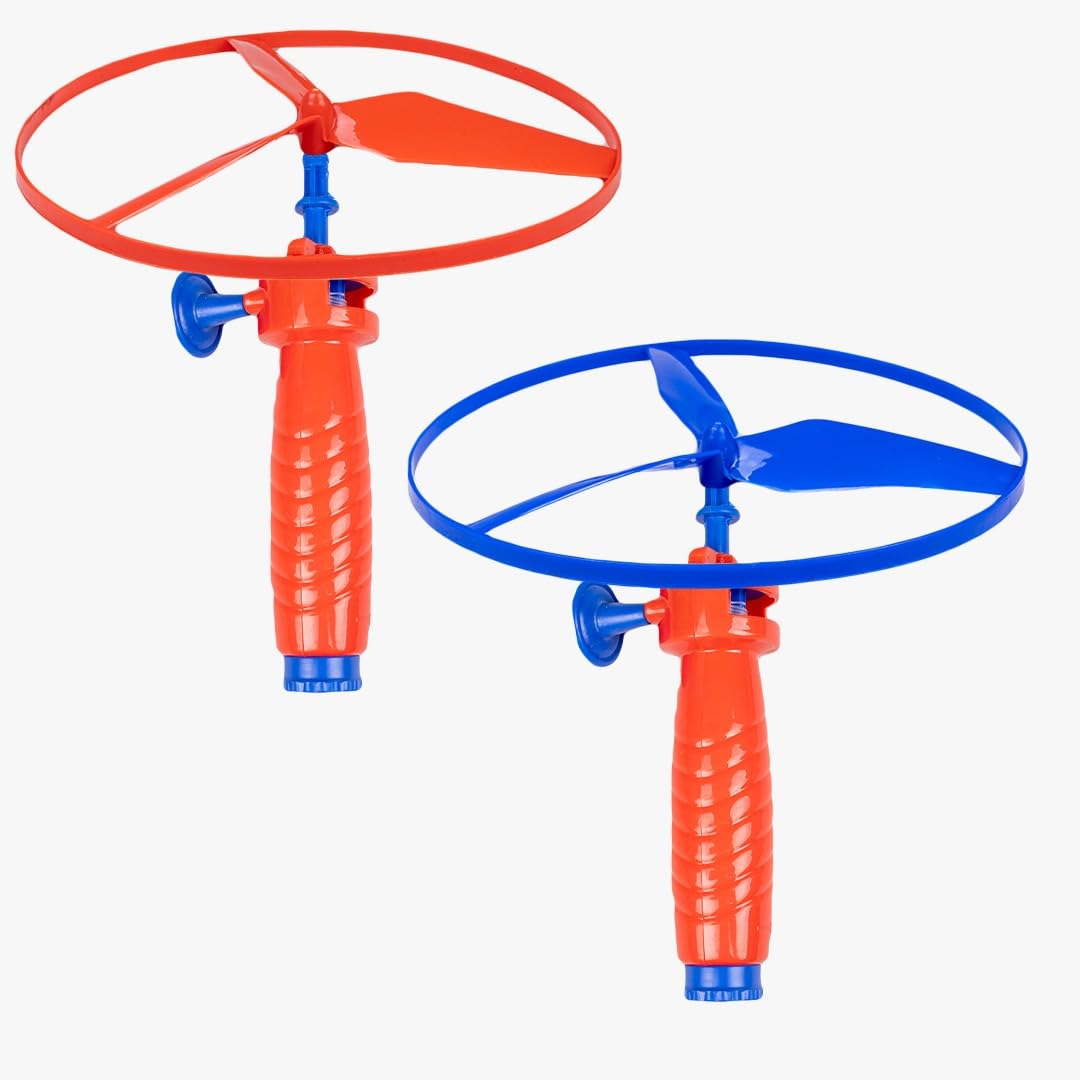 Ratna's Air Spinner Flies Upto 40 Feet High Spinnig Flying Toy for Outdoor Play for Kids