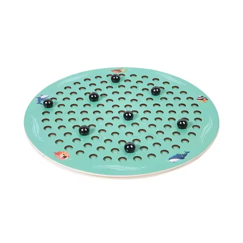 Circular Magnet Clash Chess Game 20 Pcs Magnetic Stones Family Games for Kids & Adults, Magnetic Chess Board Games for Kids 9+, Party Games for Family Game Night