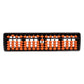 Ratna's Educational Abacus 17 Rod Brown Color Abacus Tool for Kids to Enhance Their Counting Skills and Mathematics Multicolor