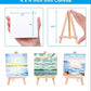 Mini Wooden Display Canvas With Stand 10 x 10 cm