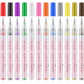 3D Nail Art Pens Set Nail Art Drawing Pen Nail Art Pens Manicure Polish Tools for Painting Nails DIY Nail Art Beauty 12 Colors 0.5mm